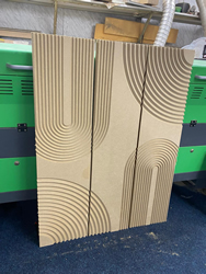 Obklad steny CNC frézovaný