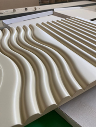 Frézovaný panel akustický